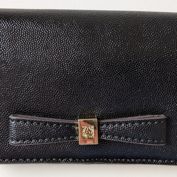 NWOT--ANNE KLEIN Black Cell Phone Wallet - Picture 2 of 11